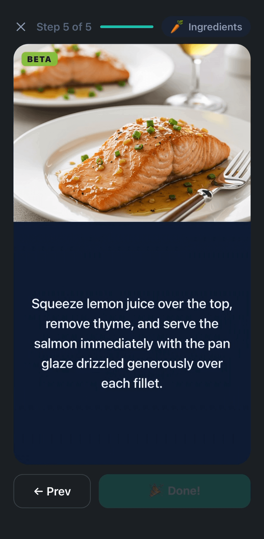 Plate it and you’re done